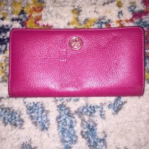 Hot Pink Tory Burch Wallet